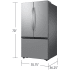 Samsung RF32CG5D00SR - 36 Inch Freestanding 3-Door French Door Refrigerator