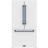 Thor Kitchen RF3621CTDWBLU - 30 Inch French Door Refrigerator