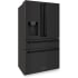ZLINE RFMWWF36BS - 36 Inch Counter Depth 4-Door French Door Refrigerator in Fingerprint Resistant Black Stainless Steel