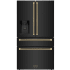 ZLINE Autograph Edition RFMZW36BSKCB - 36 Inch Counter-Depth 4-Door French Door Refrigerator