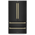 ZLINE Autograph Edition RFMZ36BSFCB - 36 Inch Counter-Depth 4-Door French Door Refrigerator