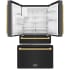 ZLINE Autograph Edition RFMZW36BSFG - 36 Inch Counter-Depth 4-Door French Door Refrigerator 21.6 cu. ft. Capacity