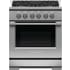 Fisher &amp; Paykel Series 7 RGV3304L - Dual Fuel Range, 30", 4 Burners, Self-cleaning