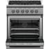 Fisher &amp; Paykel Series 7 RGV3304N - Dual Fuel Range, 30", 4 Burners, Self-cleaning