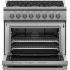 Fisher &amp; Paykel Series 7 RGV3366N - 36 Inch Professional Gas Range