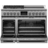 Fisher &amp; Paykel Series 11 RHV3484L - Dual Fuel Range, 48", 4 Burners, 4 Induction Zones, Self-cleaning