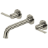 Rohl Authentica™ TAU03BN - Authentica™ Wall Mount Lavatory Faucet Trim in Brushed Nickel
