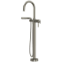 Rohl Authentica™ TAU39BN - Authentica™ Thermostatic Single Hole Floor Mount Tub Filler Trim in Brushed Nickel
