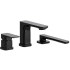 Rohl Equinox™ TEQ10BK - Equinox™ 3-Hole Deck Mount Tub Filler Trim in Black