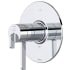 Rohl Authentica™ TAU23C - Authentica™ 1/2" Therm &amp; Pressure Balance Trim With 3 Functions in Chrome