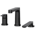 Rohl Nibi™ TNB10BK - Nibi™ 3-Hole Deck Mount Tub Filler Trim with Hand Shower in Black