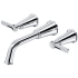 Rohl Momenti™ TMMSQ05JC - Momenti™ Wall Mount Tub Filler Trim with 10.0 GPM Flow Rate in Chrome