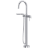 Rohl Authentica™ TAU39C - Authentica™ Thermostatic Single Hole Floor Mount Tub Filler Trim in Chrome