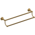 Rohl Momenti™ MM6BG - Momenti? Double 24" Towel Bar in Brushed Gold