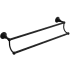 Rohl Momenti™ MM6BK - Momenti? Double 24" Towel Bar in Black