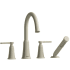 Rohl Momenti™ MMRD12JBN - Momenti™ 4-Hole Deck Mount Tub Filler With C-Spout in Brushed Nickel