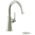 Rohl Momenti™ MMRDS01JPN - Momenti? Single Handle Lavatory Faucet With C-Spout in Polished Nickel