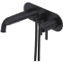 Rohl Authentica™ TAU21BK - Authentica™ Wall Mount Thermostatic/Pressure Balance Tub Filler Trim in Black