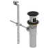 Rohl P170BK - Lavatory Pop-Up Drain With Overflow in Black
