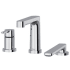 Rohl Nibi™ TNB10C - Nibi™ 3-Hole Deck Mount Tub Filler Trim with Hand Shower in Chrome
