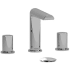 Rohl Parabola™ PB08C - Parabola™ Widespread Lavatory Faucet in Chrome