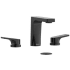 Rohl Ode™ OD08BK - Ode™ Widespread Lavatory Faucet in Black
