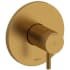 Rohl RIU™ TRUTM47KNBG - Riu™ Thermostatic &amp; Pressure Balance Trim with 3 Functions and Knurled Handle in Brushed Gold