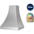 BlueStar Abbaka Series RL030MLPLTDCF - RIDGELINE 30 Inch Wall Mount Range Hood with 3-Speed + Booster in Front View