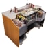 Perlick Signature Series RMB001 - 70 Inch Tobin Ellis Limited Edition Mobile Bar with Eco-Friendly Recycled LeatherSignature Edition Residential Mobile Bar Lifestyle