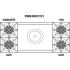BlueStar RGTNB Series RGTNB484FTBV2 - Burner Configuration