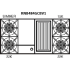 BlueStar RGTNB Series RGTNB484GCBV2 - Burner Configuration