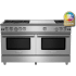 BlueStar RNB Series RNB606FTBV2LCPLT - 60 Inch Freestanding Gas Range with 6 UltraNova™ Open Burners &amp;amp; Frenchtop