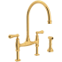 Rohl Perrin and Rowe Georgian Series U4719LULB2 - Rohl Perrin &amp; Rowe Georgian Era Bridge Faucet With Sidespray