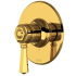 Rohl TTN51W1LMULB - 1/2" Pressure Balance Trim in Unlacquered Brass