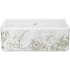 Rohl MS3018WHMTGO - 18 Inch Single Bowl Farmhouse Apron Front Fireclay Kitchen Sink with 3 1/2" Drain Connection