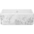 Rohl MS3018WHMTSI - 18 Inch Single Bowl Farmhouse Apron Front Fireclay Kitchen Sink with 3 1/2" Drain Connection