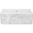 Rohl MS3018WHPTBG - 18 Inch Single Bowl Farmhouse Apron Front Fireclay Kitchen Sink with 3 1/2" Drain Connection
