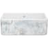 Rohl MS3018WHPTBS - 18 Inch Single Bowl Farmhouse Apron Front Fireclay Kitchen Sink with 3 1/2" Drain Connection