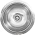 Nantucket Sinks Brightwork Home Collection ROS - 13 Inch Hand Hammered Stailess Steel Round Bar Sink with 5 inch Bowl Depth