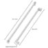 ZLINE RPBIV30436 - 36 Inch Refrigerator Panels and Handles for Built-in Refrigerators Handles Dimensions