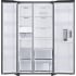 Samsung RS23CB7600QL - 36 Inch Counter Depth Side by Side Refrigerator Open View