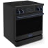 Thor Kitchen Gordon Ramsay Collection RSE30BBLU - 30 Inch Professional Electric Range in Angled View