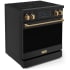 Thor Kitchen Gordon Ramsay Collection RSE30BBRZ - 30 Inch Professional Electric Range in Angled View