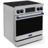 Thor Kitchen Gordon Ramsay Collection RSE30BLU - 30 Inch Professional Electric Range in Angled View