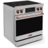 Thor Kitchen Gordon Ramsay Collection RSE30RSG - 30 Inch Professional Electric Range in Angled View