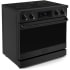 Thor Kitchen Gordon Ramsay Collection RSE36B - 36 Inch Professional Electric Range in Angled View