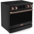 Thor Kitchen Gordon Ramsay Collection RSE36BRSG - 36 Inch Professional Electric Range in Angled View