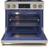 Thor Kitchen Gordon Ramsay Collection RSE36BRZ - 36 Inch Professional Electric Range in Opened View