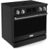 Thor Kitchen Gordon Ramsay Collection RSE36BSS - 36 Inch Professional Electric Range in Angled View