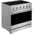 Thor Kitchen Gordon Ramsay Collection Professional RSE36P - 36 Inch Freestanding Electric Range with 5 Elements